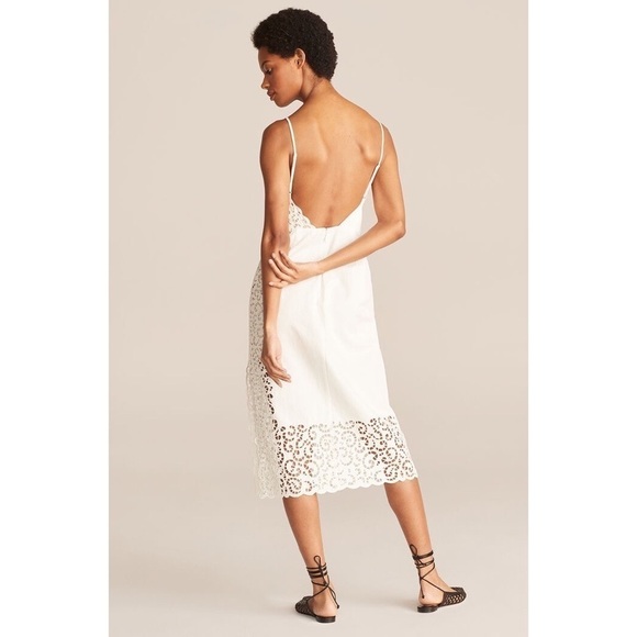 Rebecca Taylor Agnes Embroidery Dress in Milk Size 8 NWT - Picture 8 of 11